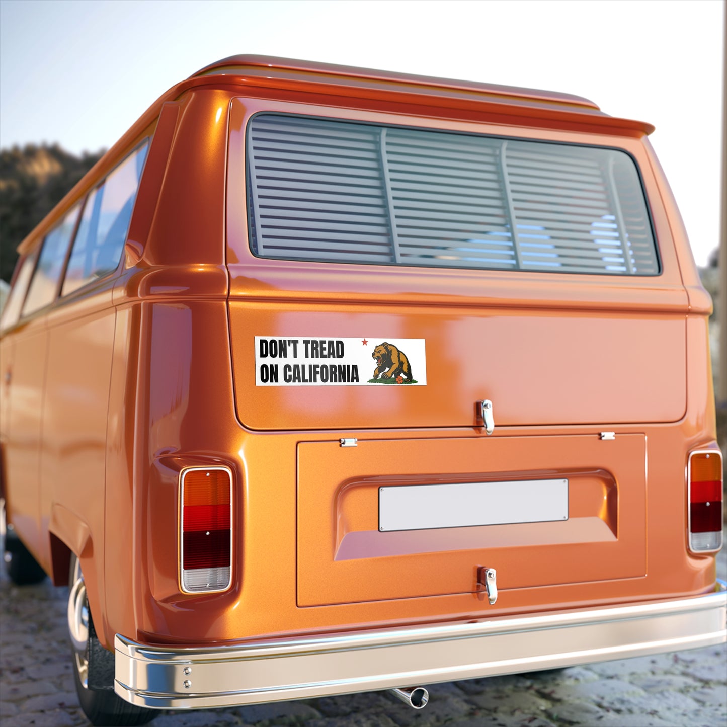 Golden State Bear Bumper Sticker