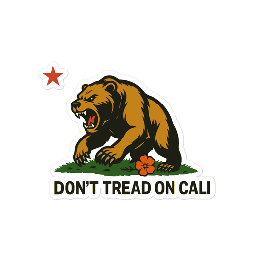 Golden State Bear Window Sticker