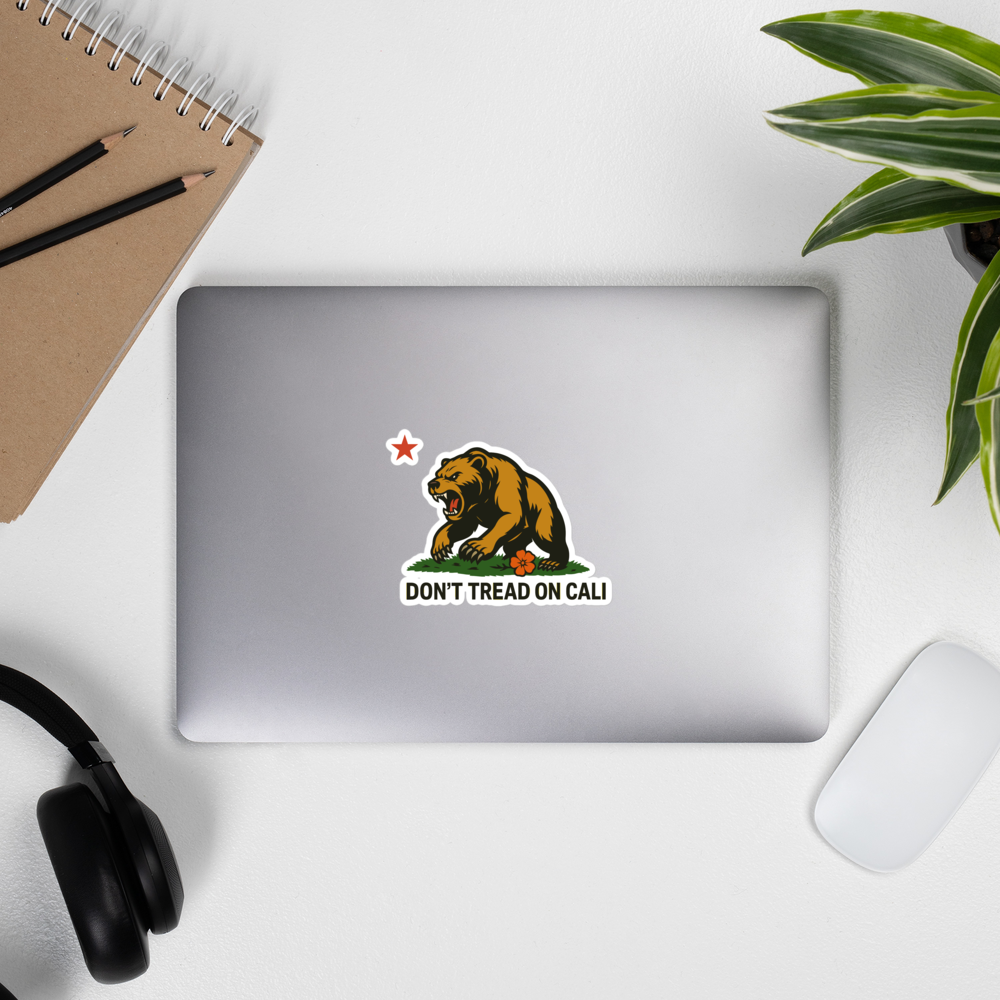 Golden State Bear Window Sticker