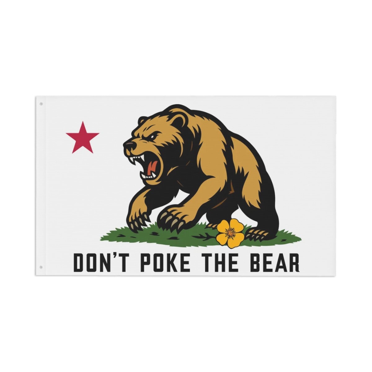 Don't Poke the Bear Flag (Double-Sided)